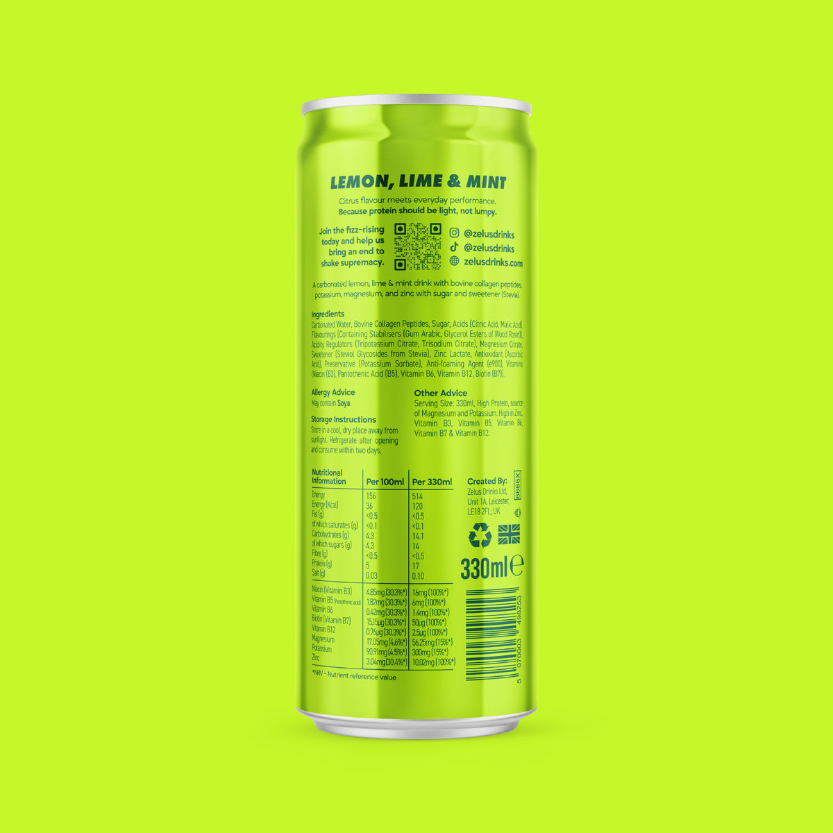 Lemon, Lime & Mint ZERO